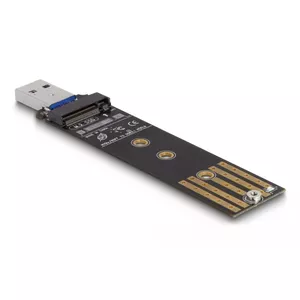 Конвертер DeLOCK Combo для M.2 NVMe PCIe или SATA SSD USB 3.2 Gen 2 Черный