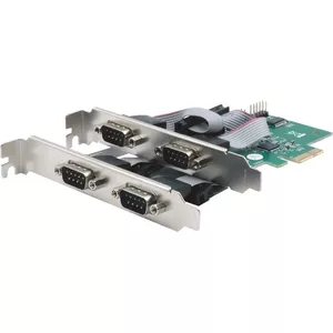 PCIe Serial Card Exsys EX-46014 — 4-port RS-232 PCI Express adapter