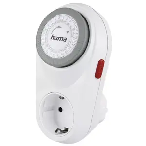 Daily timer Hama Curved 16A White 15 min cycle