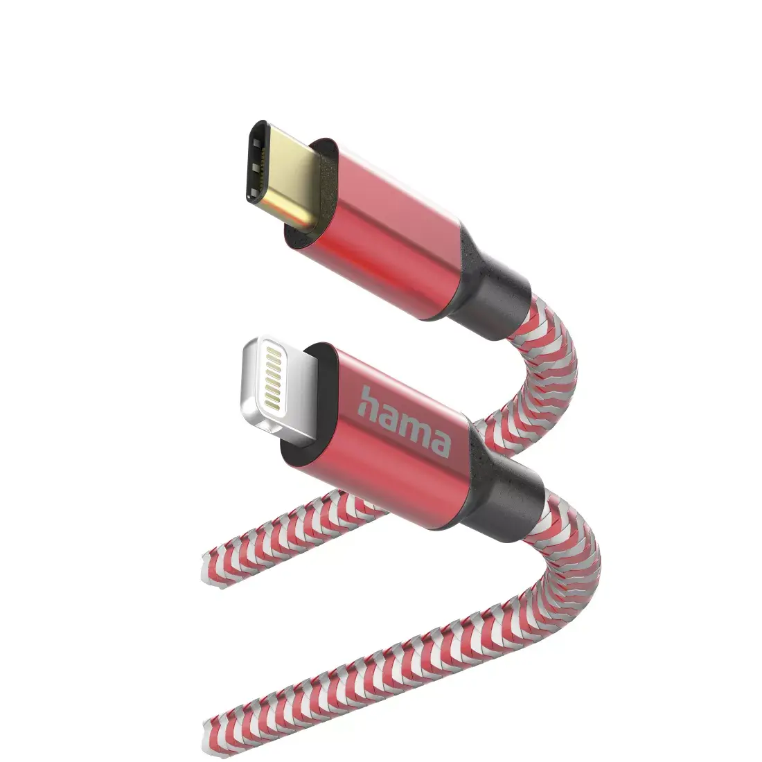 Hama Reflective Cable 1.5m Red Photo 3