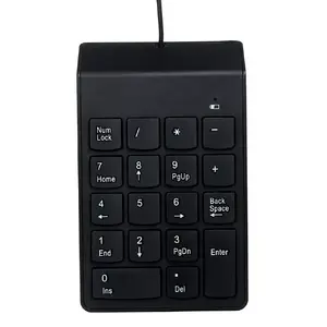Numeric Keypad GEMBIRD KPD-U-03 USB 18-key scissor switch, 1.45 m cable, black