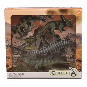 Collecta prehistoric life boxed set — Collecta brand 5-piece prehistoric animal figures (model 89822)