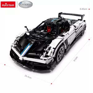 RASTAR 1:8 Pagani Huayra BC Bricks, assemble car, 97910