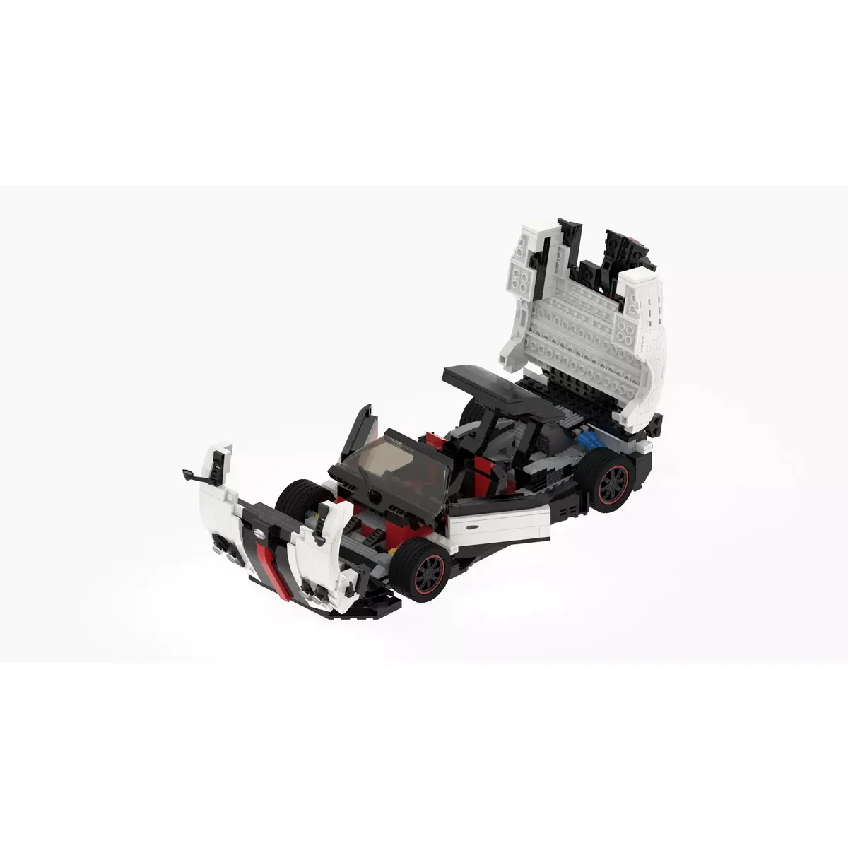 Rastar Pagani Zonda Cinque 1:16 brick model Photo 3