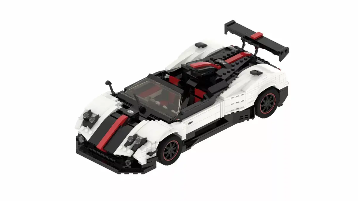 Rastar Pagani Zonda Cinque 1:16 brick model Photo 9