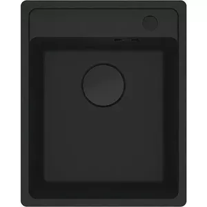Кухонная мойка Franke MRG 610-37A черный мат — одна чаша, компактная установка (врезная/накладная)