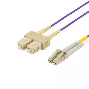 Optical Patch Cable Duplex MM OM4 2.0 m by electro base — SC to LC connectors, multimode OM4, duplex