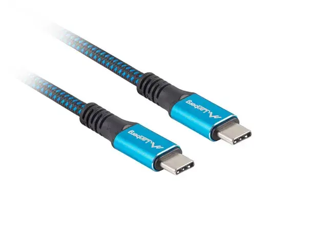 Кабель USB4 Gen 2x2 USB-C Lanberg 0.5 м Photo 3