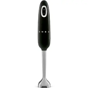 Smeg 50's Style HBF11BLEU Погружной блендер Черный 700 Вт 2 скорости Функция турбо Лезвия из нержавеющей стали Шнур 1.5 м