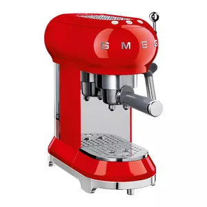 Smeg Espresso Coffee Machine Red ECF01RDEU