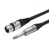 VivoLink PROAUDXLRFJACK3 Audio Cable 3m XLR to 6.35mm Photo 2