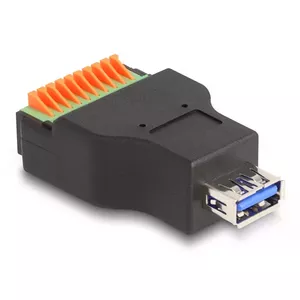 Адаптер DeLOCK USB 3.2 Gen 1 Type-A female к клеммной колодке 10 pin