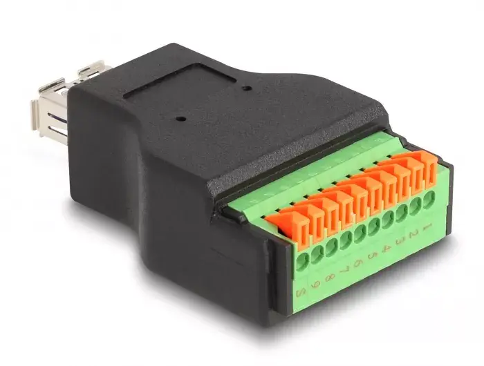 DeLOCK USB 3.2 Gen 1 Type-A sieviešu uz termināla bloku adapteris Photo 2
