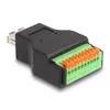 DeLOCK USB 3.2 Gen 1 Type-A sieviešu uz termināla bloku adapteris Photo 2
