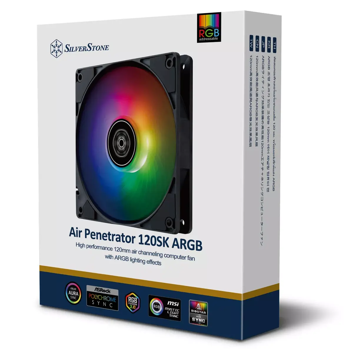 SILVERSTONE Penetrator SST-AP120BSK-ARGB 120 мм охладитель Photo 15
