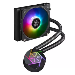Система жидкостного охлаждения Silverstone VIDA 120 SLIM 12 см Черный 300-1800 об/мин