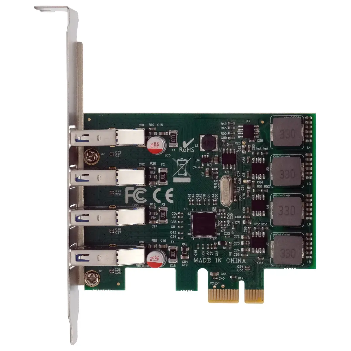 EXSYS 4-Port USB 3.2 Gen 1 PCIe karte Photo 2