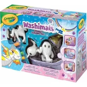 Crayola Washimals набор фантастических животных для раскрашивания — моющиеся и перекрашиваемые игрушки для ванной (MPN 441024)