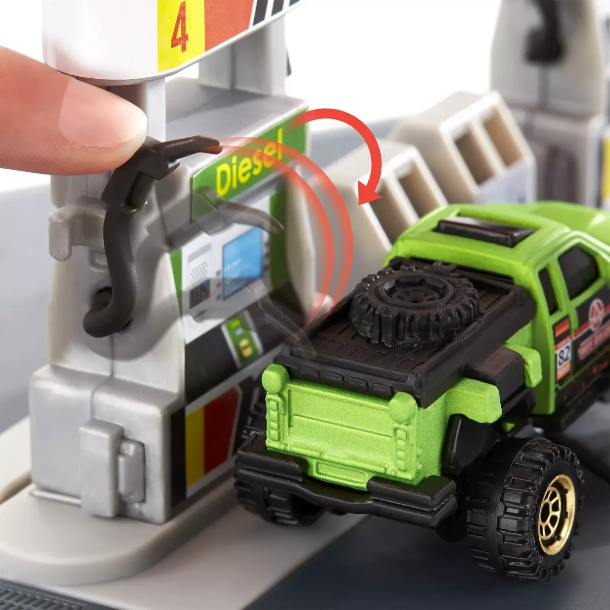 Matchbox Action Drivers FUEL STATION — degvielas stacijas komplekts Photo 2