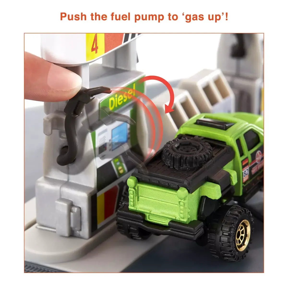 Matchbox Action Drivers FUEL STATION — degvielas stacijas komplekts Photo 8