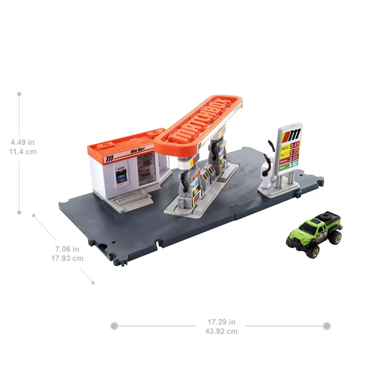 Matchbox Action Drivers FUEL STATION — degvielas stacijas komplekts Photo 11