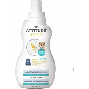 Bērnu veļas mazgāšanas līdzeklis Attitude Sensitive Skin, maiga formula jutīgai ādai, 1 l, 35 mazgāšanas reižu