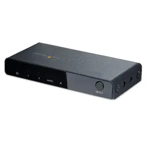 StarTech.com 2-Port 8K HDMI Switch HDMI 2.1 4K 120Hz 8K 60Hz HDR10+ eARC 2 In 1 Out Auto and Manual Switching with Remote Control