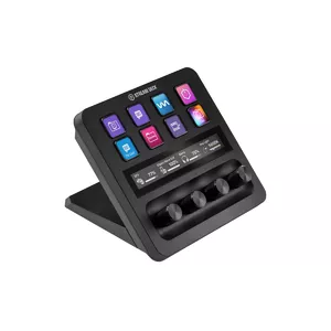 Elgato Stream Deck + BEARBEITUNG Melns 8 pogas