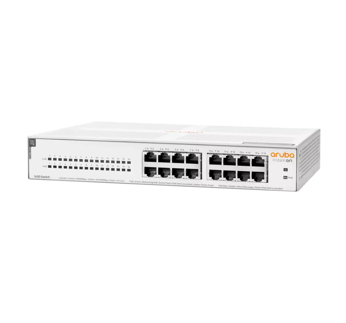 Neadministrēts slēdzis HPE Aruba Networking Aruba Instant On 1430 16G Photo 2