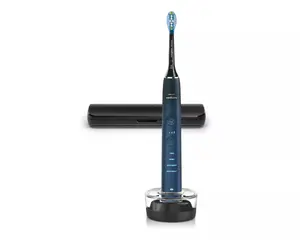 Philips Sonicare DiamondClean 9000 HX9911/88 Special Edition Sonic Electric Toothbrush with 4 Brushing Modes, 62000 Movements per Minute, Bluetooth and Built-in Battery, Blue