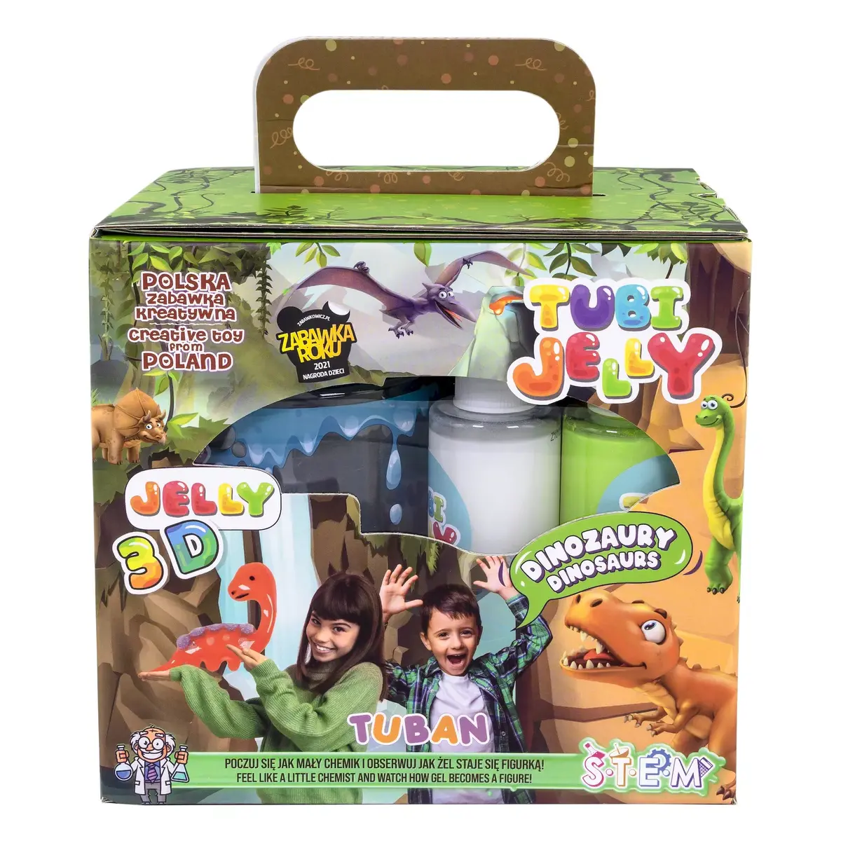 TUBAN Tubi Jelly Dinozauru radošais komplekts Photo 2