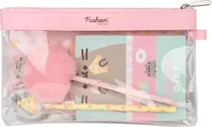 Pusheen stationery set Foodie collection — 6-piece set (writing accessories)