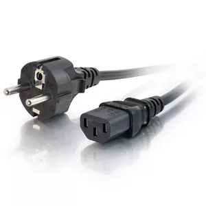 C2G Barošanas kabelis 5m Melns CEE7/7 C13 Coupler 88546