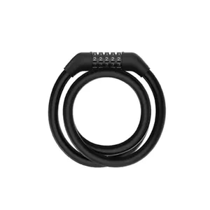 Тросовый замок Xiaomi BHR6751GL для самоката, длина 1.2 м, диаметр 1.2 см, кодовый, чёрный