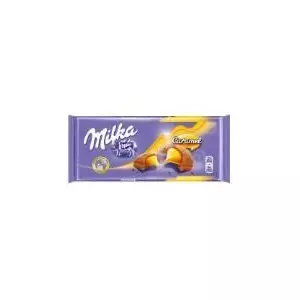 Chocolate bar Milka Caramel 100 g — Milka caramel-filled milk chocolate, 100g