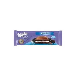 Chocolate bar Milka Oreo 300 g — milk chocolate with Oreo pieces, 300g