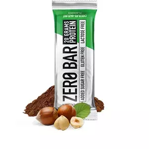 BioTechUSA Zero Bar Šokolāde Lazdu Rieksts 50g Olu Sojas Sūkalņu Proteīns