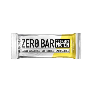 Proteīna batoniņš BioTechUSA Zero Bar Šokolāde-Banana 50 g — augstākas olbaltumvielu uzkoda bez pievienota cukura