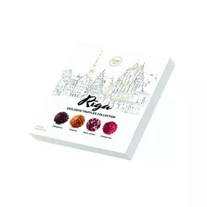 Chocolate truffle box pure chocolate PURE Rīga 16, 135 g