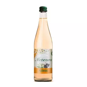 Non-alcoholic Sparkling Elderberry Drink Mežezers 0.5 L (bottle)