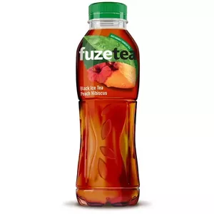 Bottled iced tea fuze tea Peach & Hibiscus, non-carbonated, PET 1.5 L (deposit)