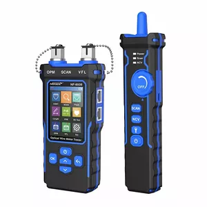 Kabeļu testers W-STAR WSNF8508 — RJ45 un optisko šķiedru testers ar vizuālo lokalizatoru, OPM un kabeļu detektoru