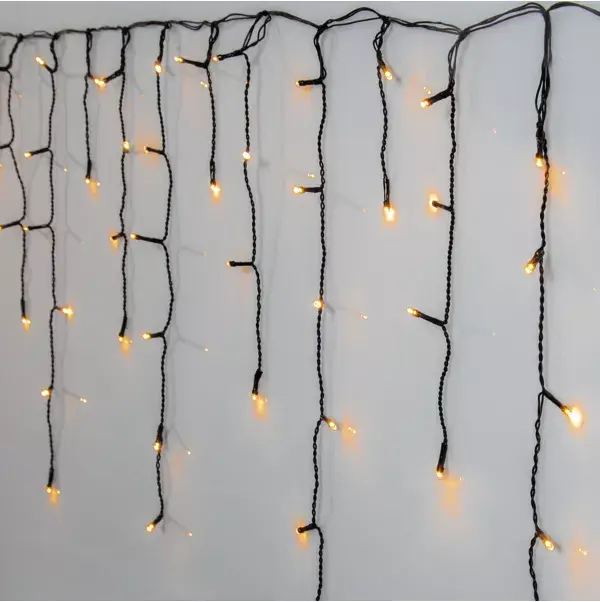Light decoration chain Star Trading LED Icicle Vorhang 240 Photo 2