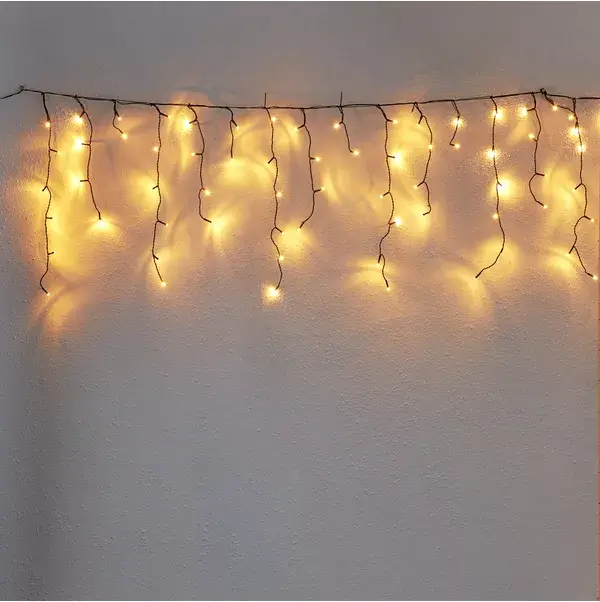 Light decoration chain Star Trading LED Icicle Vorhang 240 Photo 6