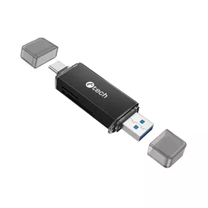 Card Reader C-TECH ucr-02-al USB 3.0 Type-A Type-C Black 625 Mbit/s