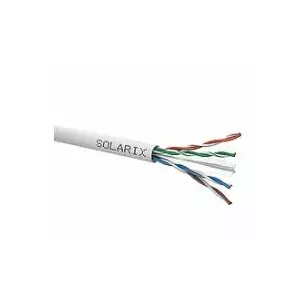 Сетевой кабель Solarix CAT6 UTP PVC Eca 305м Черный