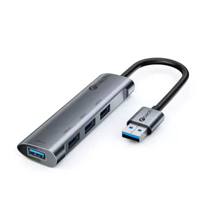 USB-хаб c-tech UHB-U3-AL — 4 порта USB 3.2 Gen 1, алюминиевый корпус