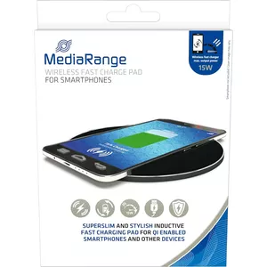 Mobile device charger MediaRange MRMA118 USB Wireless Fast charging Black