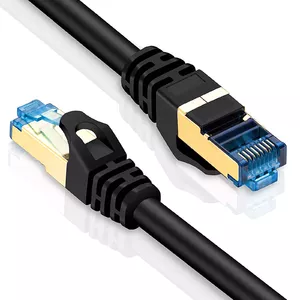 Network cable MONTIS MT041-5 Cat7 S/FTP (S-STP) 5 m RJ-45 to RJ-45 Black
