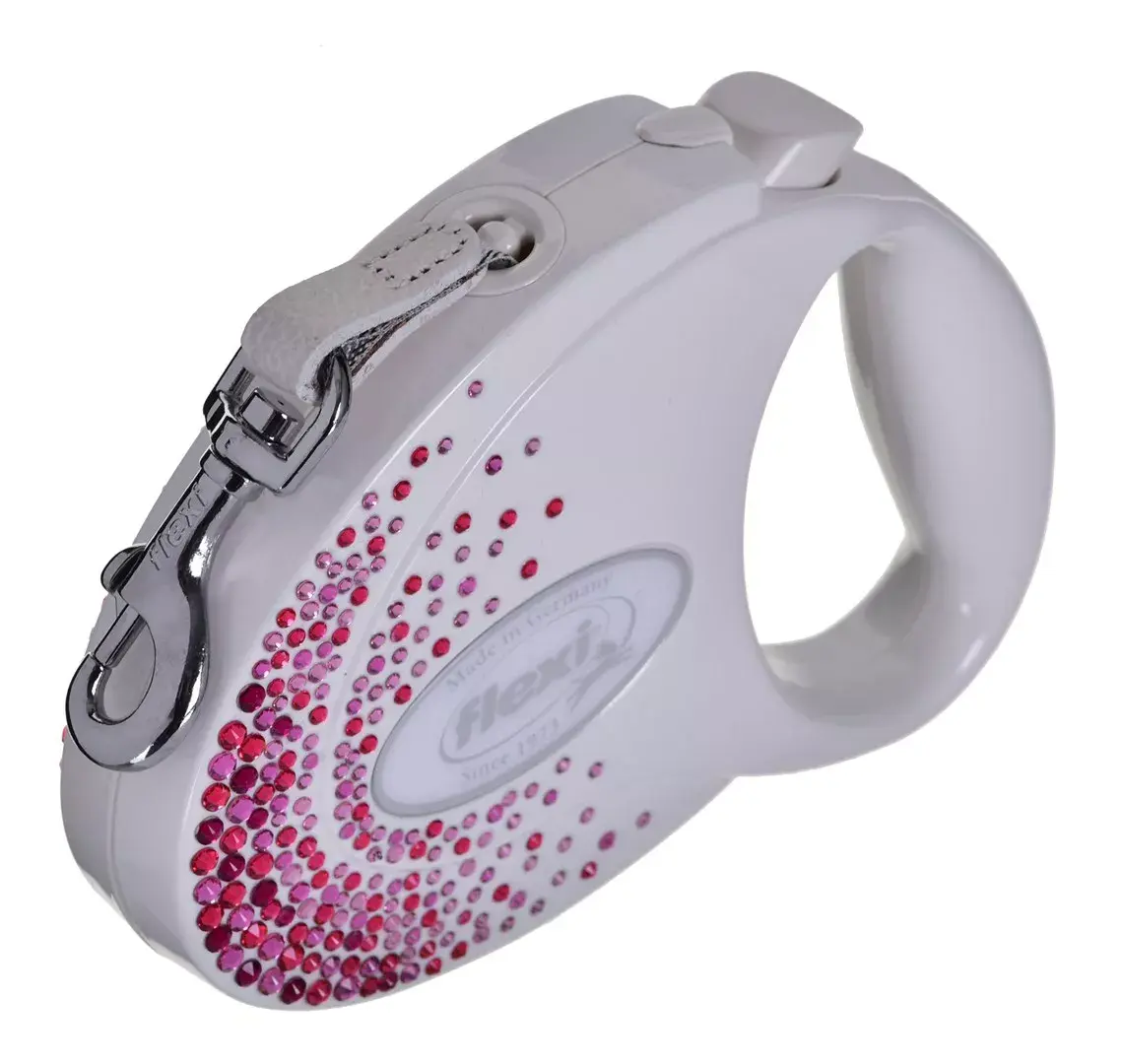 Retractable leash Flexi Glam Splash Pink M 5 m Photo 3